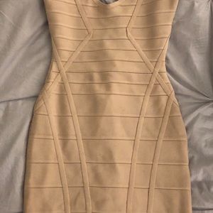 HERVE LEGER Bondage Bodycon Stretch Dress XXS